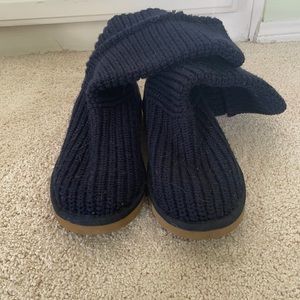 Navy Woven Uggs